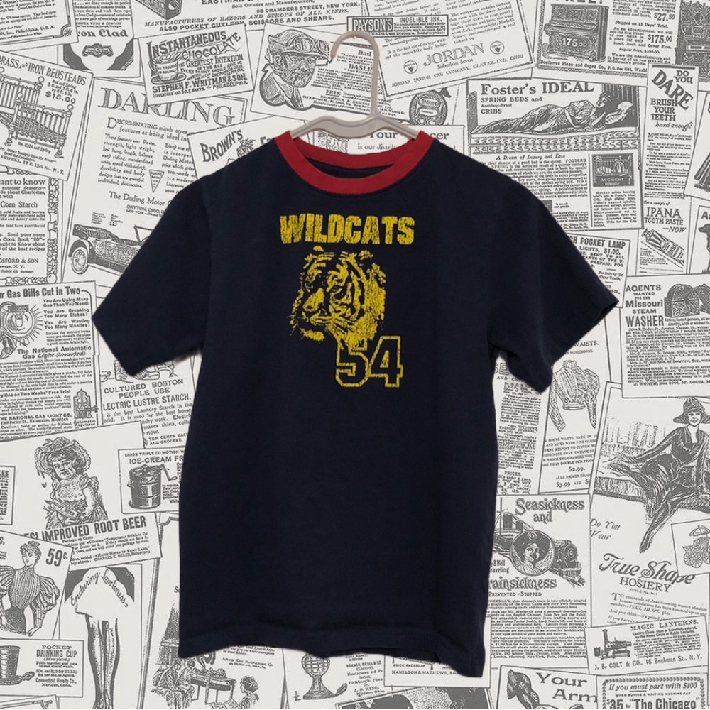 Navy Wildcats TShirt, Youth Size 12